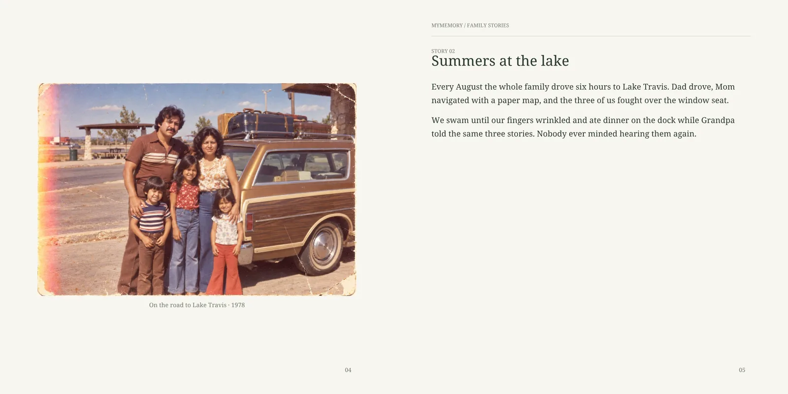 A 1978 road-trip photo facing the story of summers at Lake Travis